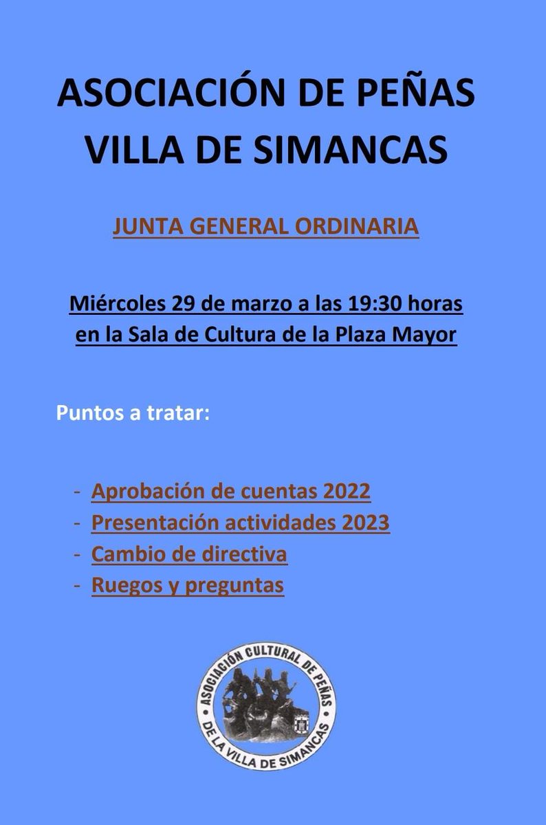 Asoc.Peñas Simancas tweet media