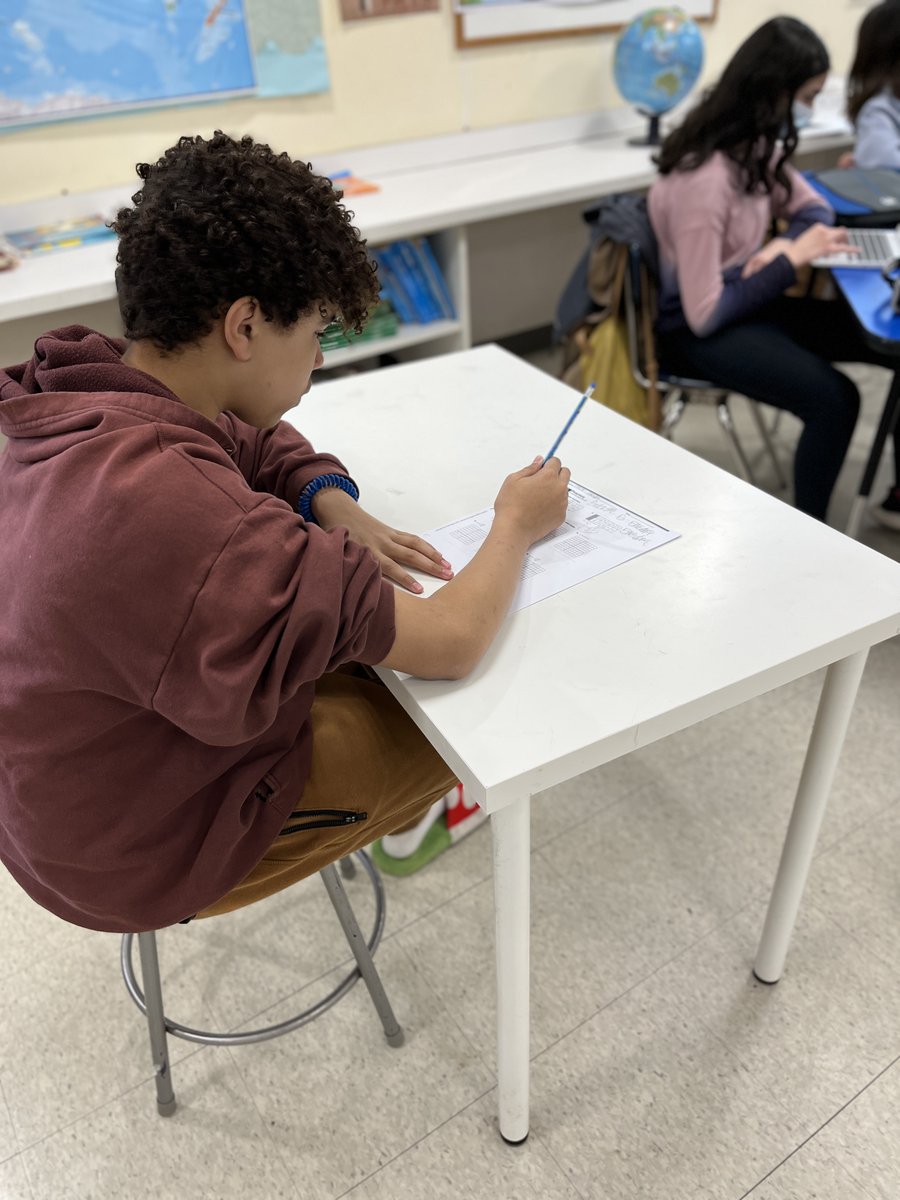CFStweets's tweet image. Eight graders are working individually on math with the support of teachers. Students have been working on graphing on plotting points on the x and y-axis.

#cfsmath #cambridgefriendsschool #quakereducation #cfsgrams #cfsmiddleschool #cfseighthgrade