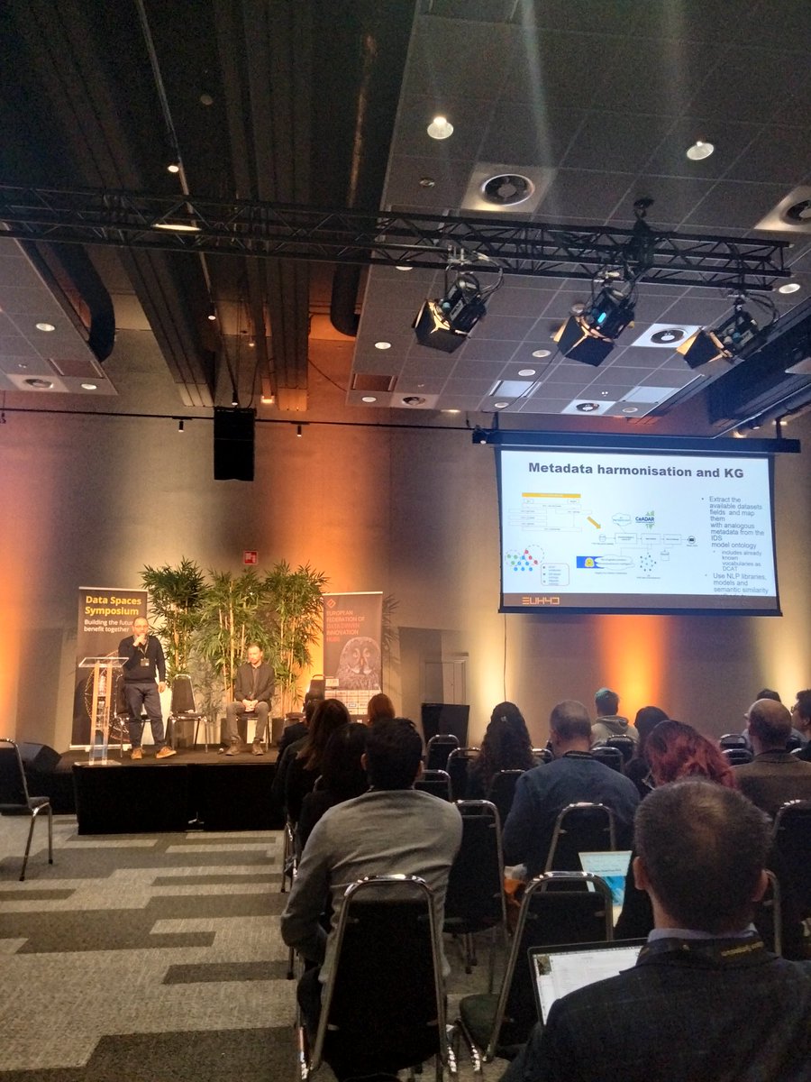 LiliBeltranB's tweet image. During the #dataforum2023 was highlighted the importance of interoperability and the @EuHubs4 catalogue as a solution to easily exchange data in a trusted manner. All our EUH4D experience federeting assets was addressed. 
@EGI_eInfra @ids_association
@ITI_TIC @TeraLab_DIH