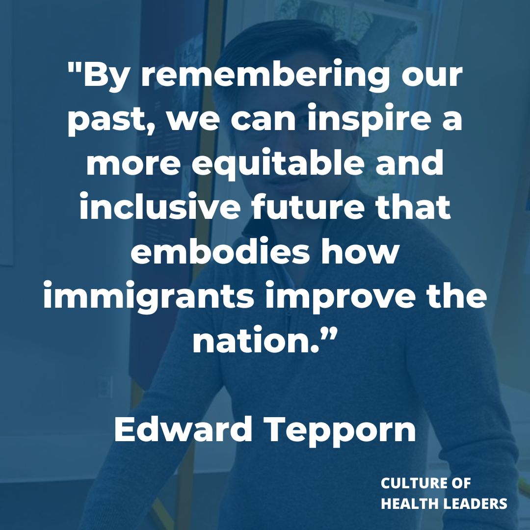 AsAmNews recently highlighted #CultureofHealth Leader Edward Tepporn after one of its writers visited Angel Island Immigration Station. We love seeing our leaders in the news informing others about the importance of EDI! Read the article here: bit.ly/3ZquMEl