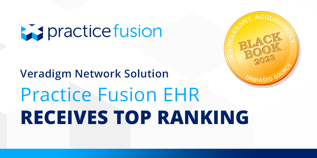 Veradigm® on X: "Veradigm Network Solution Practice Fusion EHR Receives Top  Ranking https://t.co/agHye6LejD @blackbookpolls https://t.co/zYVtjjBIND" / X