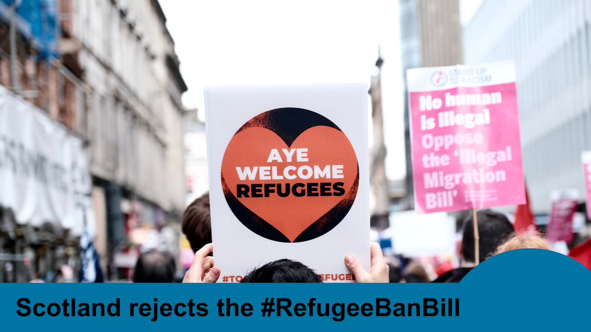 homelessnetscot's tweet photo. We've joined with over 100 organisations across Scotland calling for @GOVUK to scrap its #RefugeeBanBill and open safe routes to refugee protection for people fleeing war and persecution.
Read our joint statement here ๐๐ฝ https://t.co/PgPuJBVua6 #FairWayScotland ๐งก https://t.co/bNA16GVODW