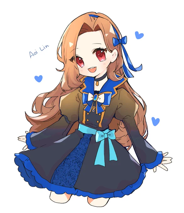リンちゃん可愛く描けました!なんかどんどん描くの速くなってるかも!?遊びに来てくれたリンちゃん&見に来てくれた人ありがとうございました～! #りんりすアート  