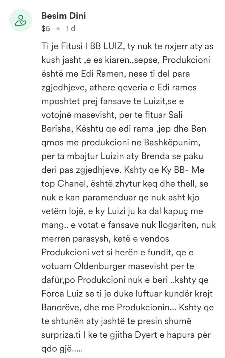 Morët vesh? Ecim tani.