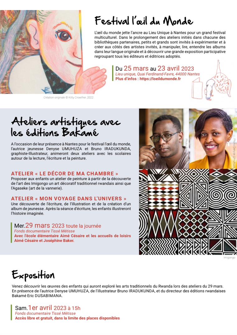edbakame's tweet photo. Les Éditions Bakame s’associent au pari audacieux de l’œil du monde, à l’initiative des éditions nantaises MeMo, de rassembler 12 maisons d’édition jeunesse venues du monde entier et de les faire adopter par 40 bibliothèques de la région Pays de la Loire! https://t.co/p8DQ4aCveo