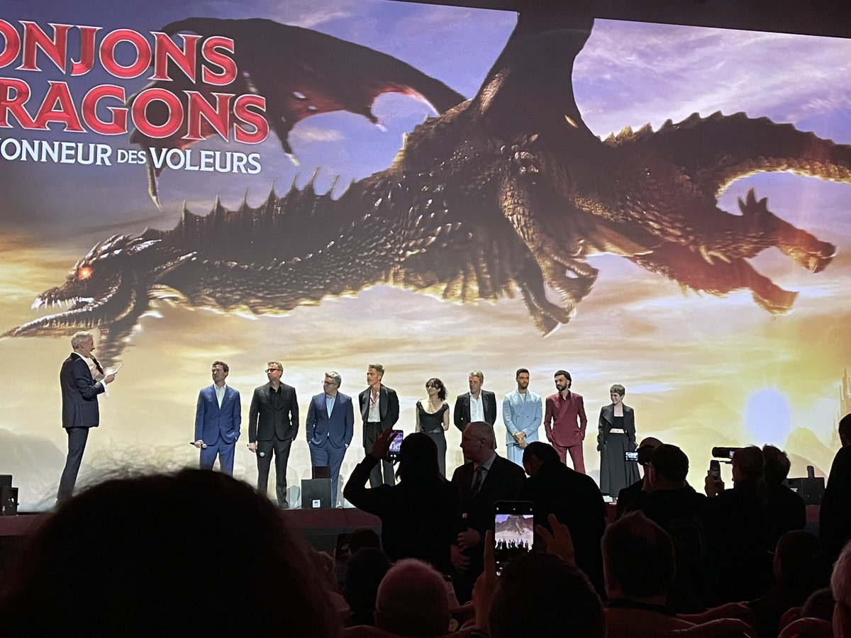 ImPandaHaz's tweet photo. Went to the avant premiere of #DungeonsAndDragonsMovie in Paris ! This movie is INCREDIBLE, congratulation to the writer, the producer, the cast ! You laugh, there is action all the way; you never get bored. You really need to go see it https://t.co/o0DGbVODFR
