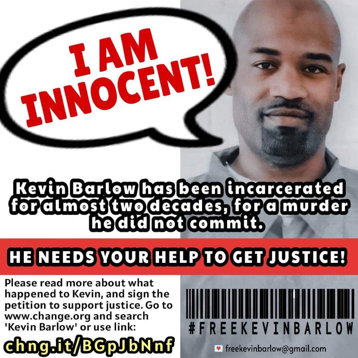 FreeKevinBarlow's tweet photo. @ILAttyGeneral JUSTICE FOR KEVIN BARLOW!! Framed by Chicago P.D for a murder he did not commit and STILL in prison 20yrs later. We need your help to fight for justice. It’s gone on too long. Please sign and share the petition: https://t.co/XJe4j8nqvx https://t.co/twbXuJDAWI