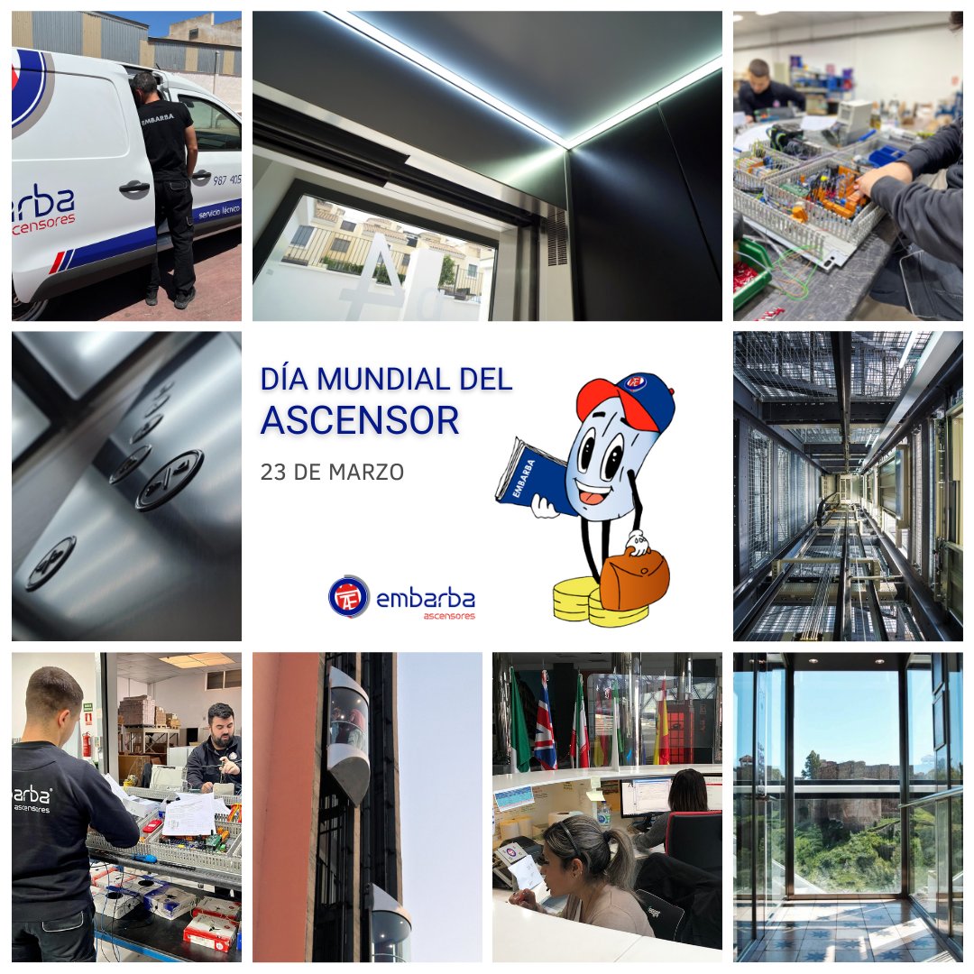 ¡Hoy celebramos el día del ascensor! Este día se celebra cada 23 de marzo desde el año 1853, con la aparición del primer ascensor comercial para pasajeros. Desde entonces, este invento nos ha hecho la vida más cómoda, y funcional 👏