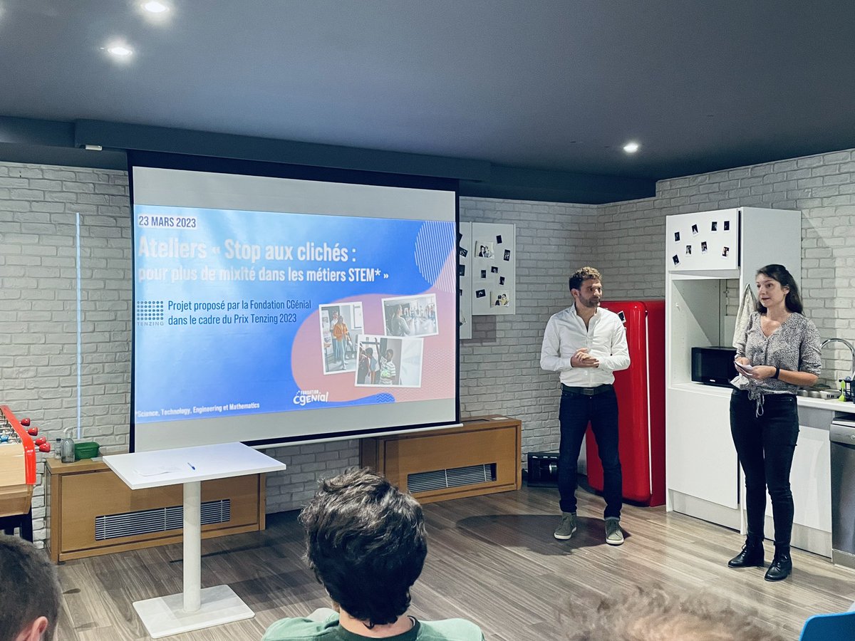 1e asso : <a href="/Fond_CGenial/">Fondation CGénial</a>  dont la mission est de développer l’appétence pour les sciences et les techniques chez les collégiens et lycéens et leur faire découvrir les métiers associés, notamment chez les filles qui sont seulement 28% à devenir ingénieures
#prixTenzing