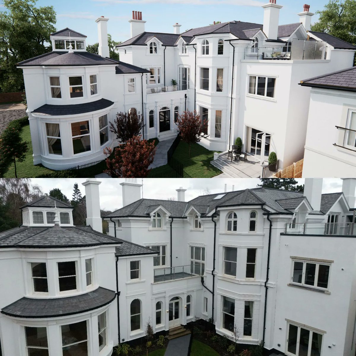 WhiteCrowCGI's tweet photo. Weston House, Beaufort (Edgbaston) has been photographed to provide a comparative view for one of the CGIs we created for @SpitfireHomes, highlighting the important role CGI has in todayβs property market π· by @WhiteCrowCGI for @SpitfireHomes #propertycgi #cgispecialists https://t.co/cGou5S0rmo