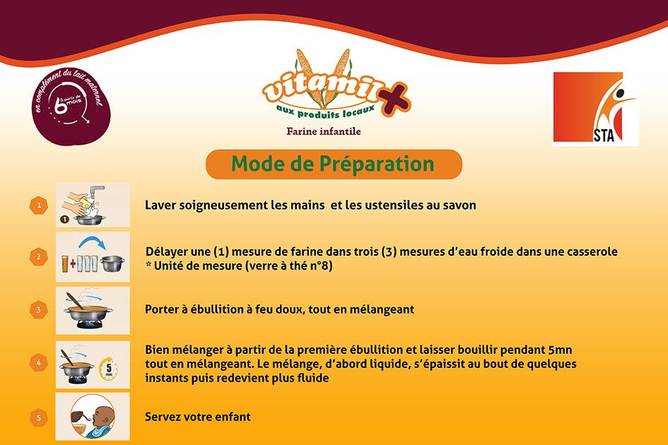 STA_Niger's tweet photo. Mode de préparation vitamil +.

#STA  #malnutrition  #nutrition  #baby https://t.co/vyHo1THamY