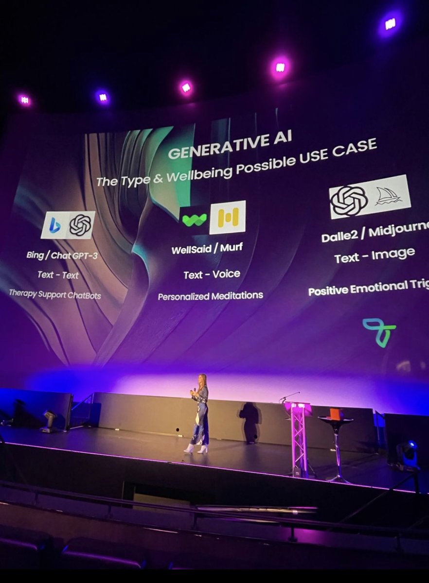 There is nothing more beautiful than having the chance to spread your message, your purpose, your believe and receiving this much love!

POV:

The future of wellbeing is where Technology meets with Proactive Tools. 

#aiforgood #speakerlife #womenintech #generativeai