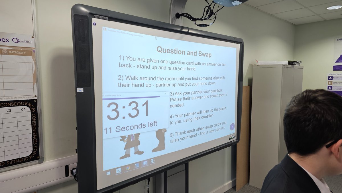 MrParkerCS's tweet photo. Here's one for the Bunny! Y10 engaging with Question and Swap as a starter before their assessment. @OutwoodCity https://t.co/h43ANRgHRC