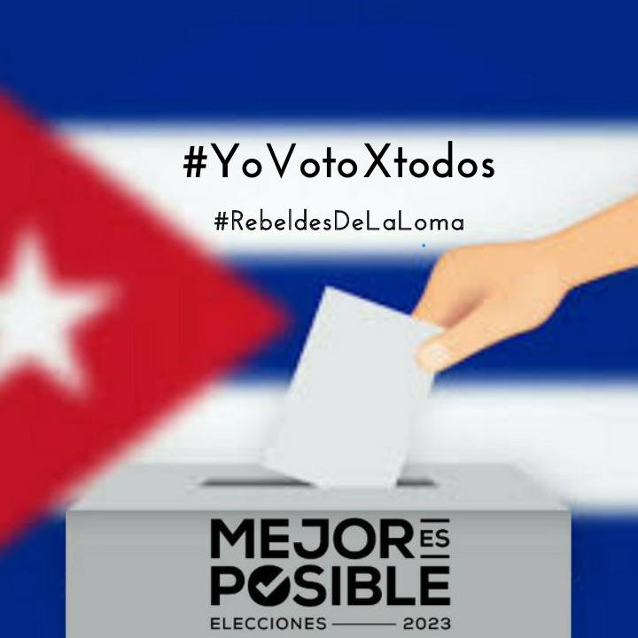 GHNordelo5's tweet photo. ¡Nos vemos temprano el próximo domingo! #Cuba #YoVotoXTodos #RebeldesDeLaLoma #CDRCuba https://t.co/0GTexnytcy