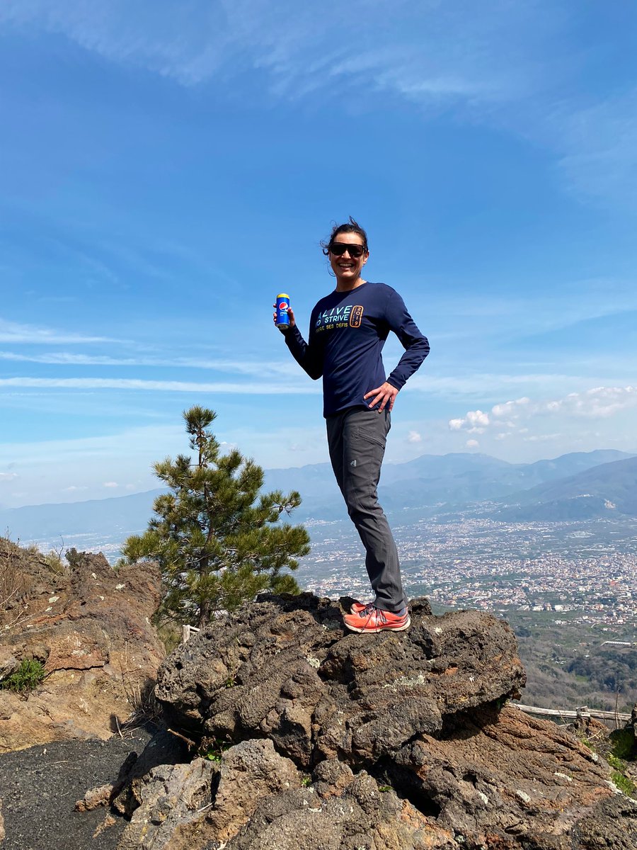 Wed March 22, 2023 - 69 months #kidneyversary
Hiked the Valle dell’inferno, with the JFC International Club, right next to Mount Vesuvius!   Standing on top of solidified lava.  Incredible day!!