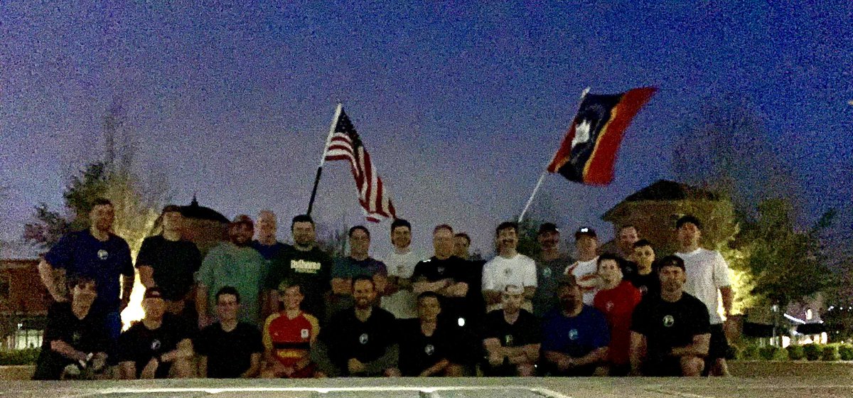jy_spencer's tweet photo. Farewell Q for Vogt Family “Quasi” as they leave for the mission field! @F3JacksonMS @F3Nation https://t.co/x7YDgzouG9