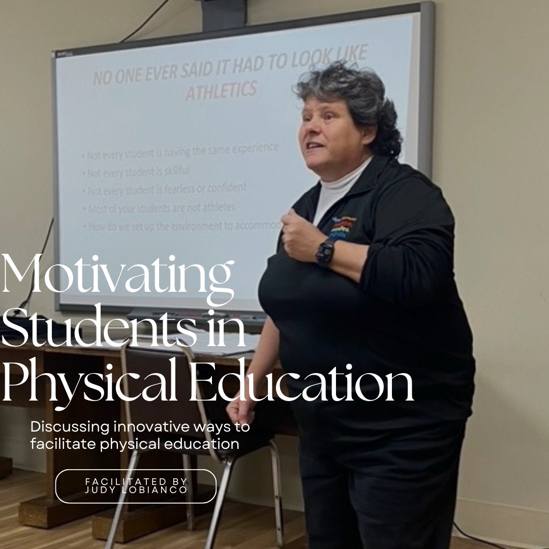 NVCurriculum's tweet photo. Motivating Students in Physical Education facilitated by Judy LoBianco
#NVCC #NVCurriculum #NValleyEd #professionallearning #NVpd https://t.co/PkVCAip2up