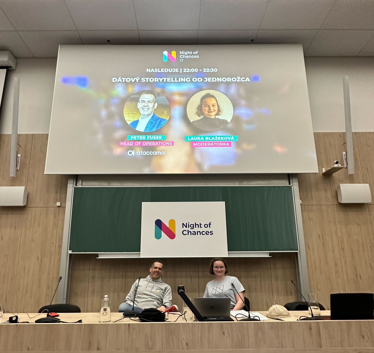 We truly enjoyed attending Bratislava's IT event, #NightofChances, where our Head of Operations Peter Fusek spoke about #datastorytelling. 🇸🇰 Peter's talk also focused on #datademocratization & the revolution in #datainclusivity. 🤝