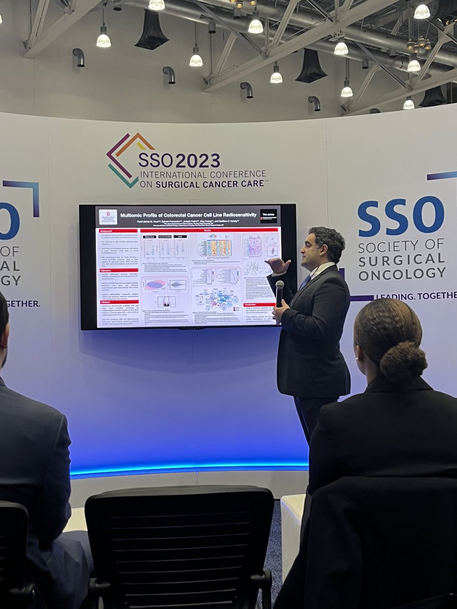 Amblessed Onuma, MD (@amblessedonuma) on Twitter photo <a href="/RamiJamesAoun/">Rami James Aoun</a> kicking off the colorectal oral poster presentation at SSO2023.<a href="/SocSurgOnc/">Society of Surgical Oncology</a> <a href="/OhioStateSurg/">Ohio State Wexner Medical Center Surgery Dept.</a> <a href="/MattKaladyMD/">Matthew Kalady</a> <a href="/RamiJamesAoun/">Rami James Aoun</a> kicking off the colorectal oral poster presentation at SSO2023.<a href="/SocSurgOnc/">Society of Surgical Oncology</a> <a href="/OhioStateSurg/">Ohio State Wexner Medical Center Surgery Dept.</a> <a href="/MattKaladyMD/">Matthew Kalady</a>