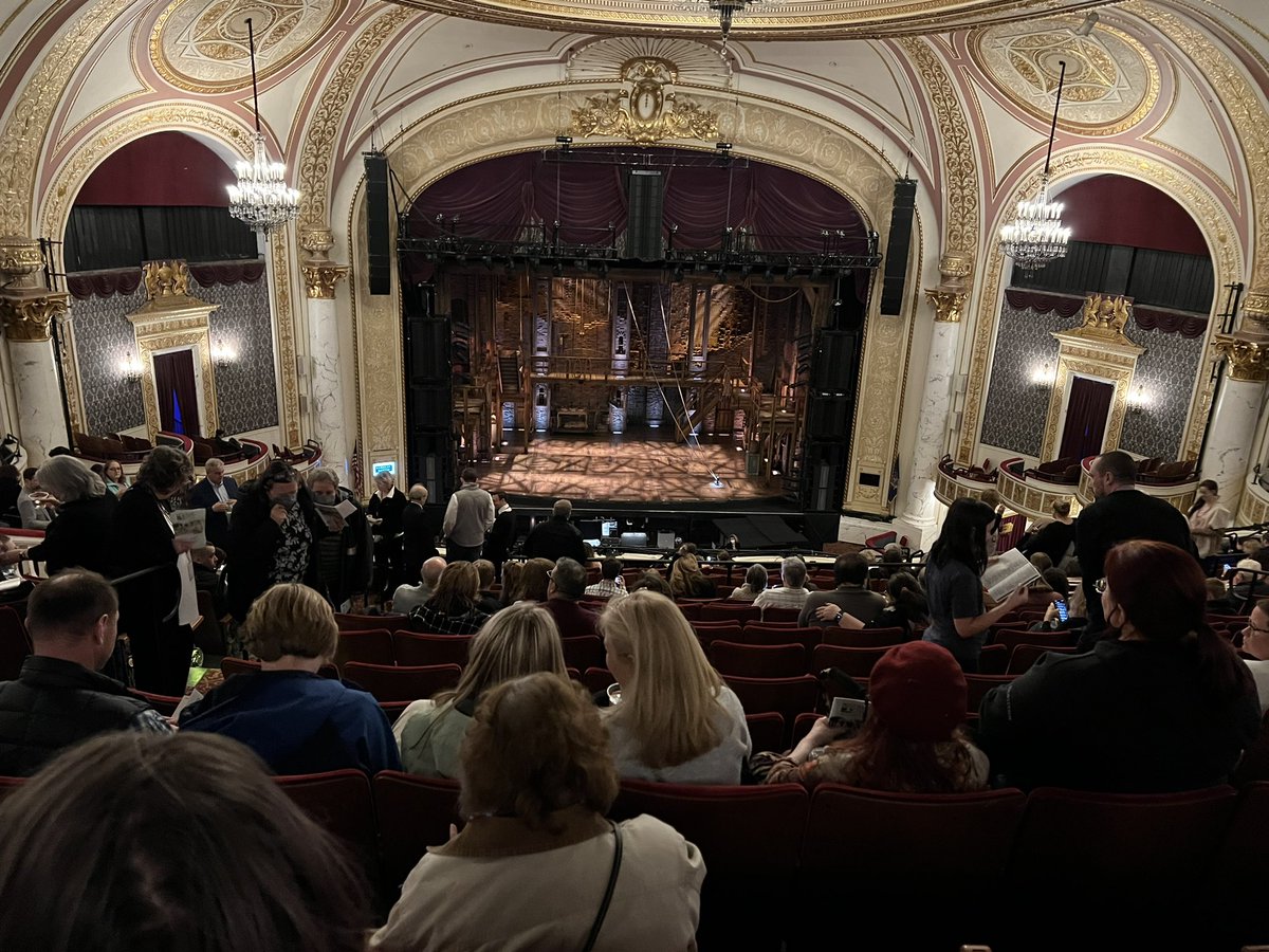 The room where it happens! Had so much fun seeing Hamilton with <a href="/LeanneDeRosa7/">Leanne DeRosa</a> last night. Such a GREAT show🎭