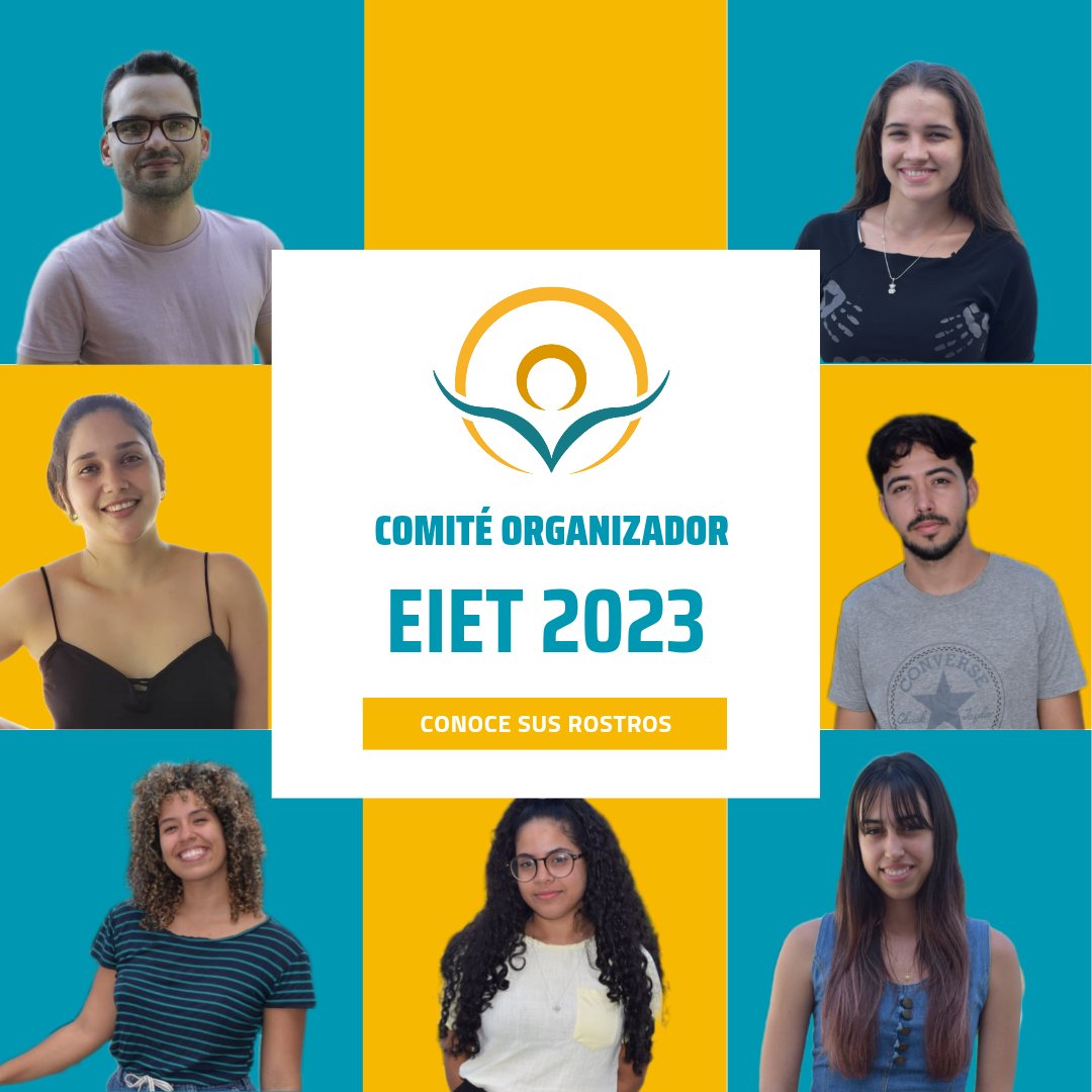 eietcuba's tweet photo. Detrás de un gran evento hay un gran equipo trasnochando⭐💯🤓
Te presentamos el Comité Organizador de EIET 2023 💙👀
¿Conoces a alguno?😏💅

#EIET2023 #EIETCuba #EstudiantesDeTurismo #SomosFTUR #SomosUH
#15aniversario #FTUReduca #FTURcumple15 https://t.co/BSDAwevgy0