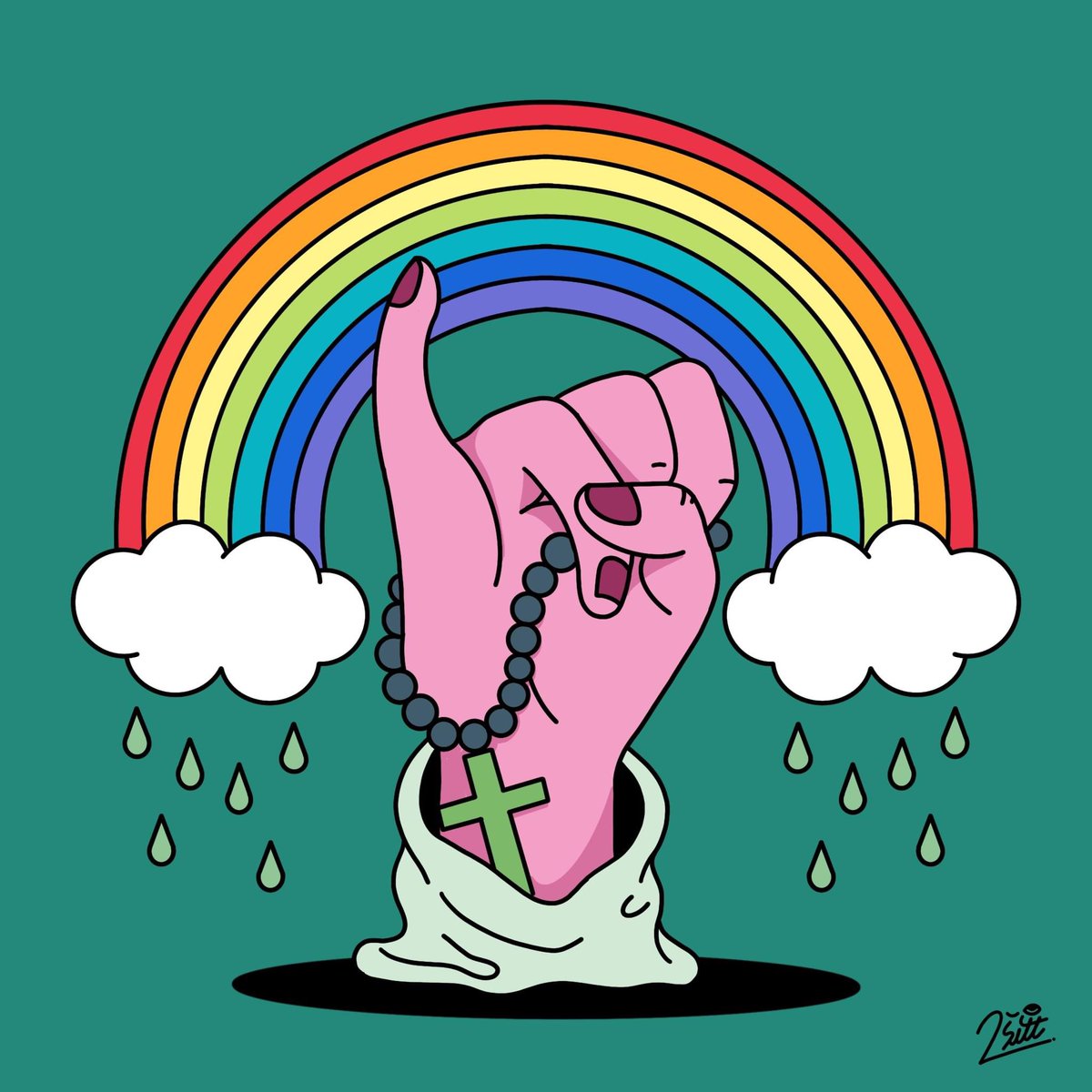 2sittIndustry's tweet photo. God’s Promise

“Genesis 9:13 — I have set my rainbow in the clouds, and it will be the sign of the covenant between me and the earth.”

Available here: https://t.co/c7rHPiWo6v
.
#nft #nftart #nftcommunity #nftcollector #nftartist #cryptoart #illustration #illustrator #color https://t.co/XfOrpIbBSP