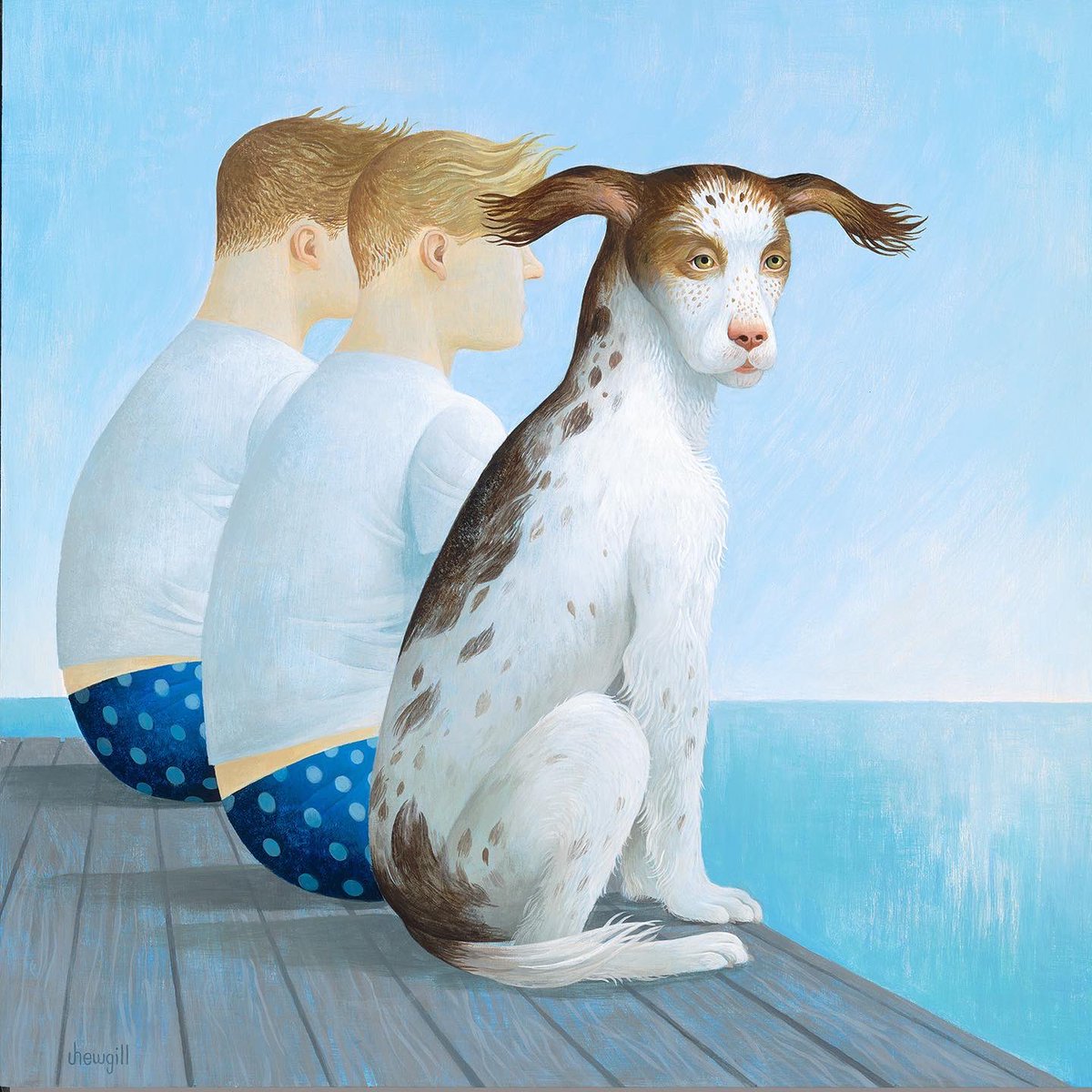 Happy #nationalpuppyday Mutt” Acrylic on birch cradle SOLD “The Dog Who Wouldn’t Be” title by Farley Mowat was inspiration in and of itself. Novel Companions solo exhibition on view through March 25 12-5pm, The Lyceum Gallery 969 Queen St w TO Come meet my 🐶🐕🐩🦮🐕‍🦺 #torontoart