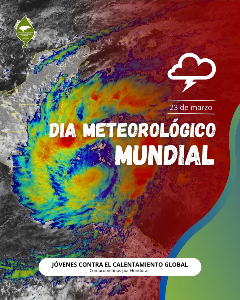JCCG_official's tweet photo. #DíaMeteorologicoMundial | Gracias a los aportes de miles de científicos alrededor del mundo, hoy conocemos los efectos del cambio climático en Honduras y el planeta. 
Meteorólogos: ¡Gracias por su arduo trabajo para la prevención de desastres causados por fenómenos climáticos! https://t.co/DgmKJUEmnm