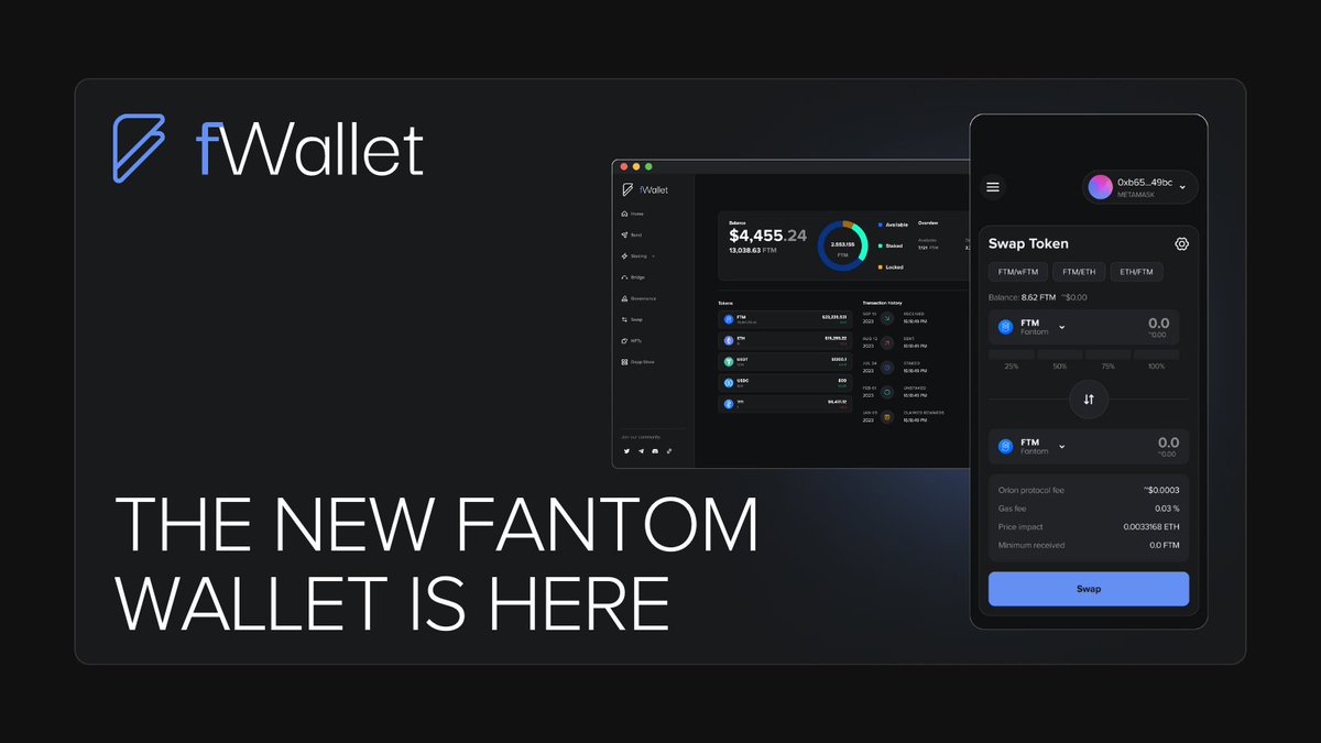 kriptomasasi's tweet photo. Fantom (#FTM), kripto para cüzdanı olan #fWallet'ın kullanıma açıldığını duyurdu @FantomFDN https://t.co/K8vzO3EZmP