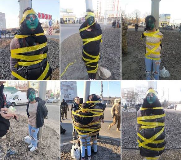 jacksonhinkle's tweet photo. When Russia liberates new territory in Ukraine, they construct parks, playgrounds, theaters, sports complexes &amp; build free homes for residents.

When Ukraine regains territory, they commit reprisals, brutalize/blind/kill civilians, and proceed to use them as human shields. https://t.co/llRXu4Y6Kn