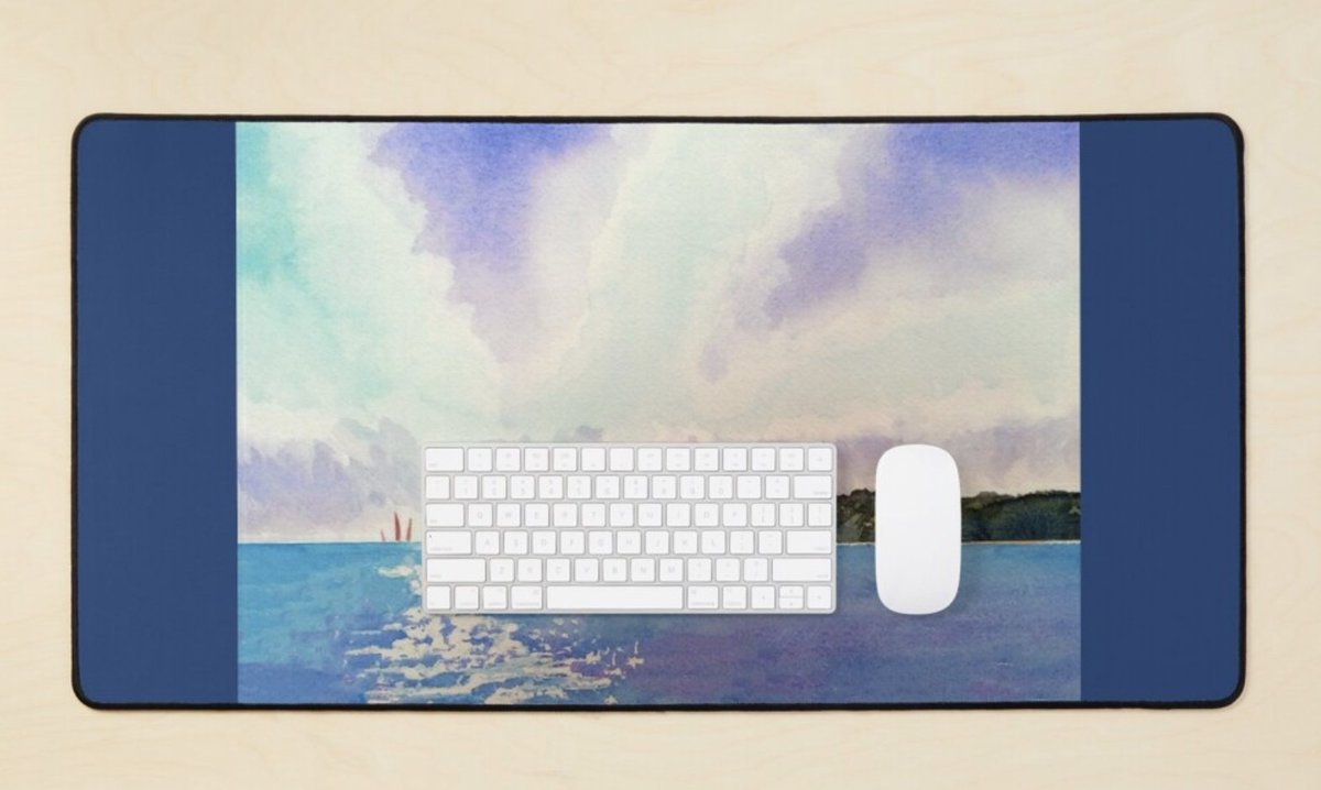 DeborahLeagueFA's tweet photo. Soothing art for your work day #watercolor  #mousepad #deskpad #Workspace #OfficeStyle #officedecor #officefurniture #AYearForArt #fancymousepad #gamingpad #sailing #sailboat #buyintoart #homedecorideas @ArtMutuals @ArtistRTweeters #relax
Art - https://t.co/Tzix5JRmMq https://t.co/kuj2pa76Gu