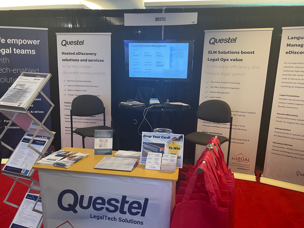 doelegal's tweet photo. Only a few hours left of #LegalWeek23!
Stop by Questel's booth #1227 to see more LegalTech MAGIC and get your last chance to score thousands in eDiscovery savings on the Plinko board. 

Our experts are ready to help you win!
#questel #doelegal #morningside #legaltech https://t.co/cyMBNpq4Mv