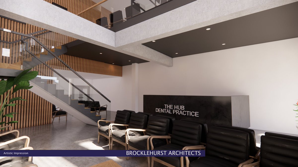 BroxArch's tweet photo. Some fantastic visuals of The Wycombe Dental Hub project.

The proposals bring life back to this prominent High Wycombe town centre unit, with a dental surgery at ground and first floor, and change of use at second floor to residential, with new third-floor extension. https://t.co/5OLGQQD2gc