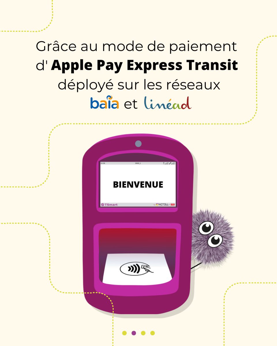 actoll's tweet photo. Et si votre #iPhone devenait votre titre de transport ? 🍏 

ACTOLL, en partenariat avec @Apple, propose une nouvelle #solution de #paiement (Apple Pay Express Transit) aux usagers des villes de Dreux et d’Arcachon depuis le 21 février. 

#mobility #apple #transportpublic https://t.co/ziXL1gVFTW