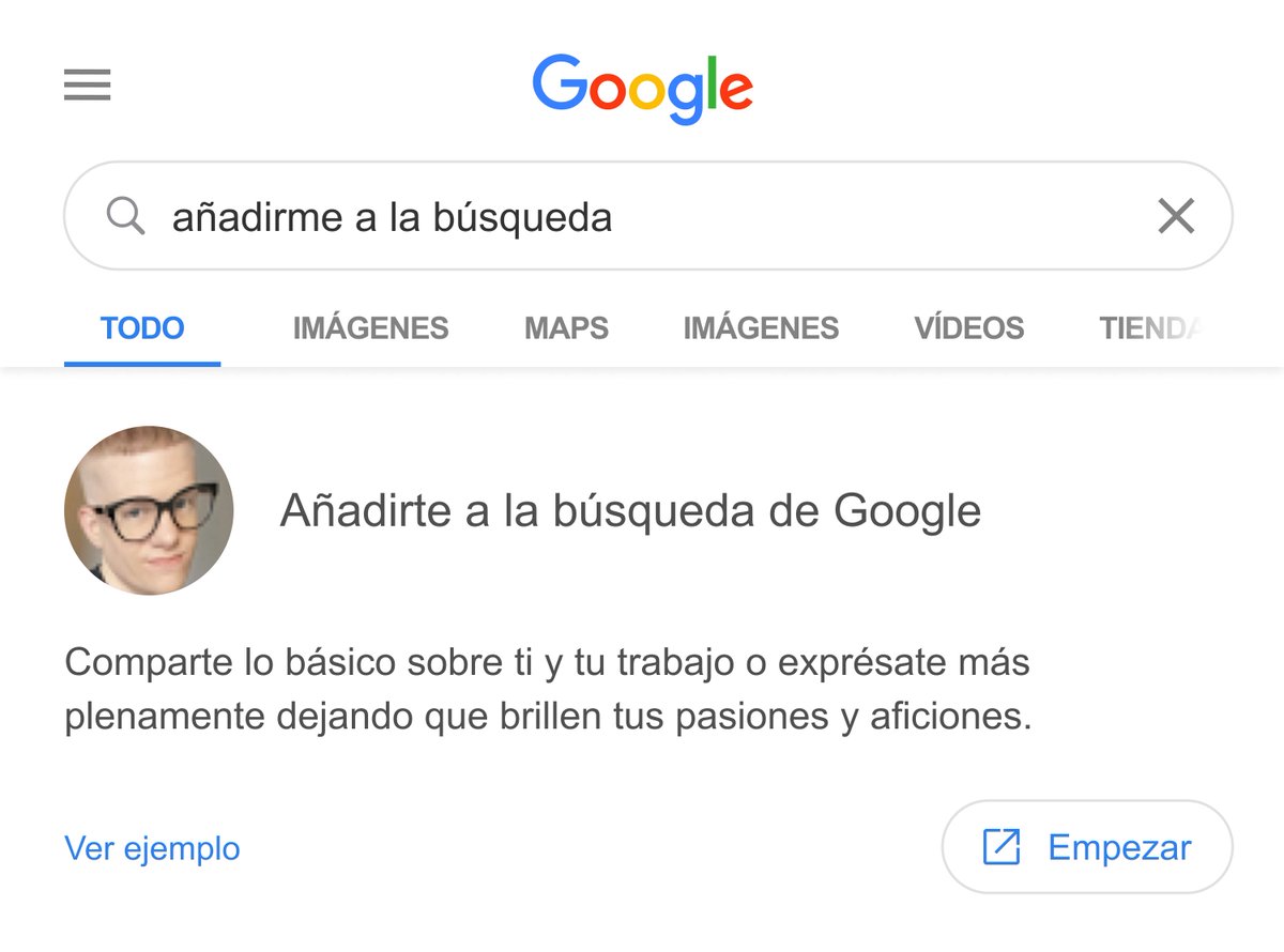 semrush_es's tweet photo. Con la consulta "add me to search" puedes crear una tarjeta personal de Google y enlazar a tu web, redes sociales y otras páginas desde un solo lugar 😮. https://t.co/qdGU8GJYJm