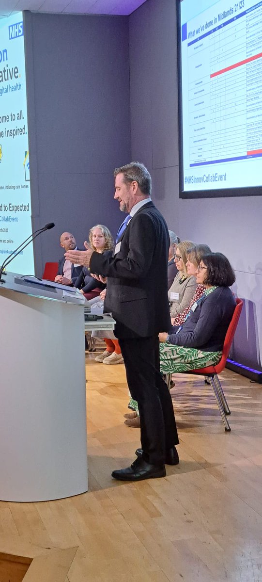 Great to be part of #NHSInnovCollabEvent today. Digital Home Care 'From Accepted to Expected '
