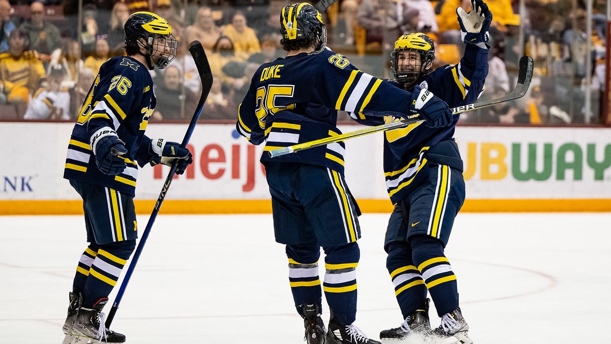 umichhockey's tweet photo. Michigan Begins NCAA Tournament Run Friday vs. Colgate

Preview >> https://t.co/ewkoHc1ftl

#GoBlue https://t.co/GPeJDLYWGR