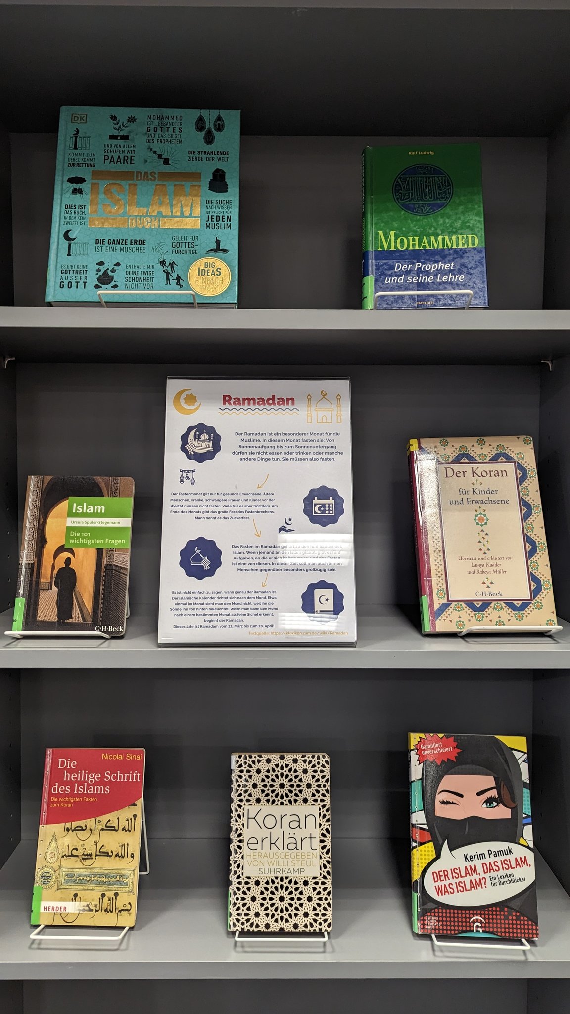 Book display Ramadan 