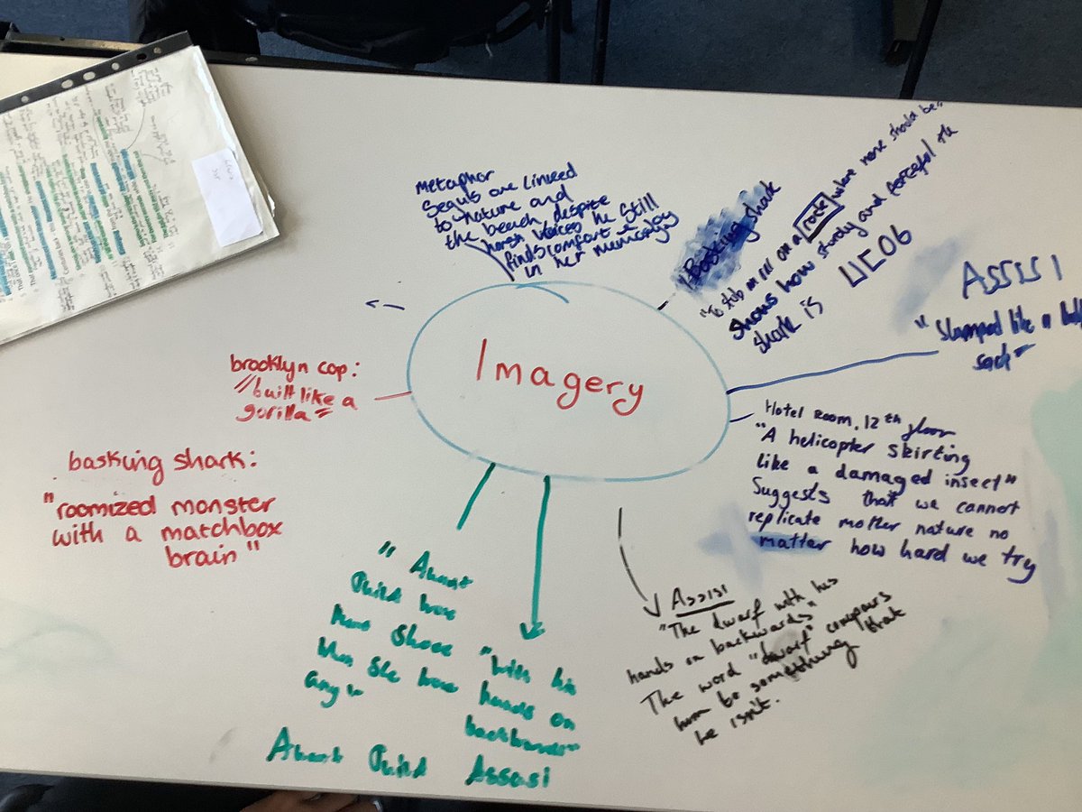MsMcDougallEng's tweet photo. Nat 5 seem to have found their favourite revision activity- Writing on the desks! Some great thoughts about MacCaig's poetry and the links between them @BAEnglish6 https://t.co/eXpjNPcIDz