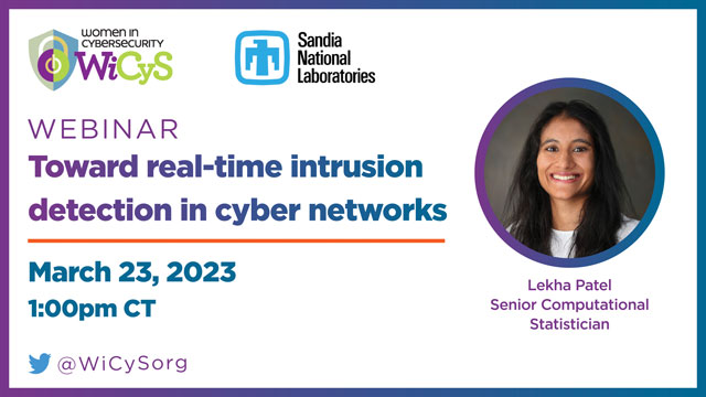 TODAY! #WiCyS Strategic Partner <a href="/SandiaLabs/">Sandia National Labs</a> will discuss various computational methods, and their pitfalls, for selecting real-time feature subsets over a range of network attack types. 
Can't make it? Register to receive a recording! brighttalk.com/webcast/17216/… #womenincybersecurity