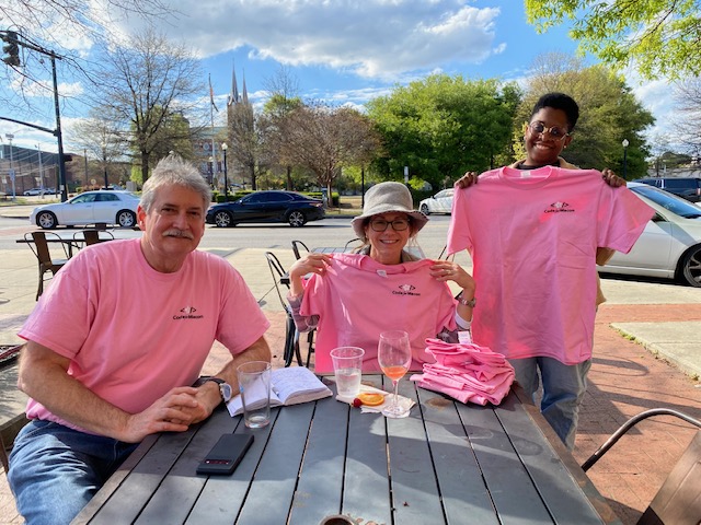 knightmacon's tweet photo. Catching up with our Code for Macon team in downtown #Macon! Interested in joining @codeforamerica's local chapter? Sign up to attend their #OnTheTableMacon table next week on Thursday 3/30 at 5pm: https://t.co/EgxCjKtuTi https://t.co/FrDH0m3Idz