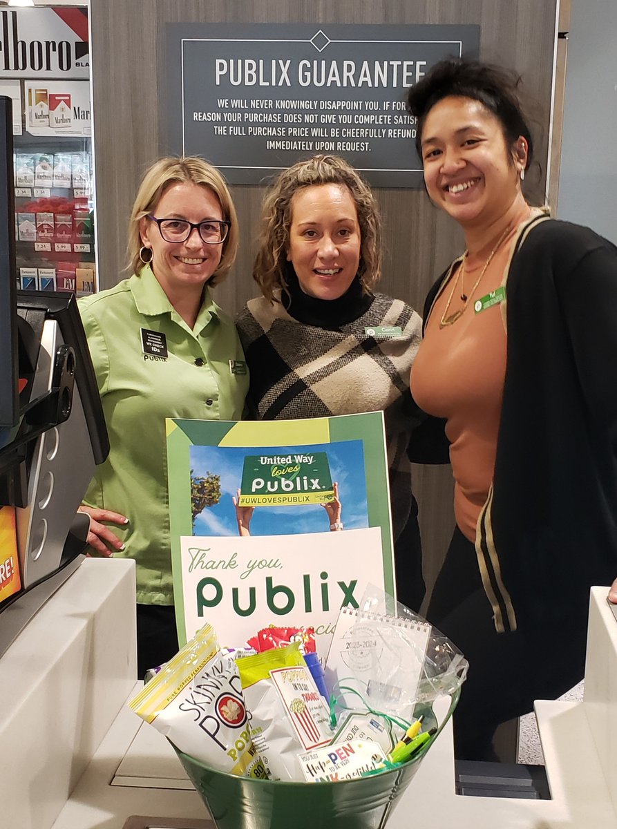 UnitedWayFCGA's tweet photo. 💚It's Publix Appreciation Day! We would like to take this opportunity to express our gratitude and appreciation to Publix Supermarkets for their continued contributions to United Way of Forsyth County and our community.  #UWLovePublix #Publix #LiveUnited #ForsythCountyGA https://t.co/FnsE4DnQWd