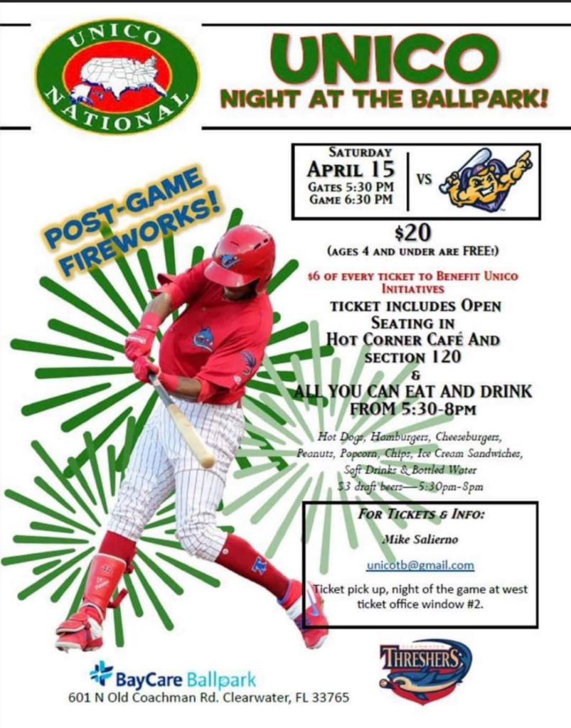 SouthsideTG208's tweet photo. You don't need to be Italian to enjoy a great time and help with our fundraiser for the Tampa Bay @UNICONational Chapter. Please msg if interested Grazie! 🤘🇮🇹🇺🇸⚾️
@IABF5 https://t.co/I0JXaBla26