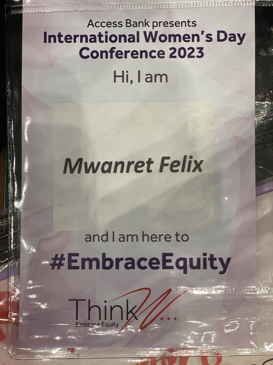 FelixMwanret's tweet photo. I am woman. 
#IWD2023 #thinkw #accessbank https://t.co/9f5B91VOXK