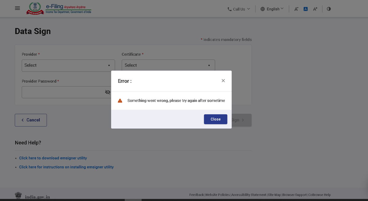 countryinds's tweet image. DSC verification not able to porceed.
kinldy look into it ASAP @IncomeTaxIndia @Infosys 
And i think infosys people are sleeping after getting paid every month.
#incometax #infosys #infosysemployees