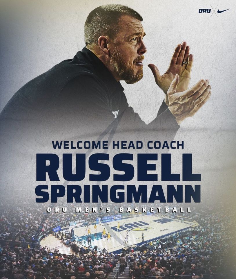 Congrats to former Mardela High School boys basketball coach Russell Springman for being named the new head basketball coach at Oral Roberts University. 💚💛🏀💙💛

 #warriorpride