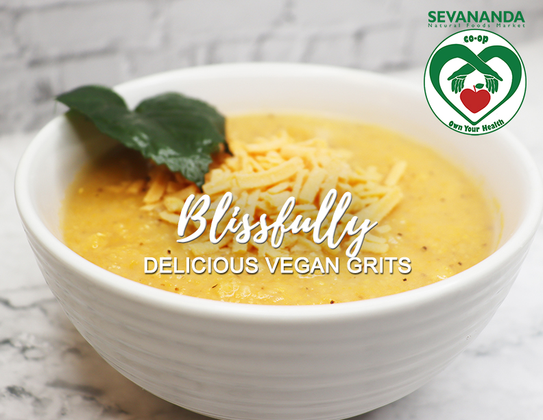 Nothing like a good bowl of Vegan Grits for Breakfast !!