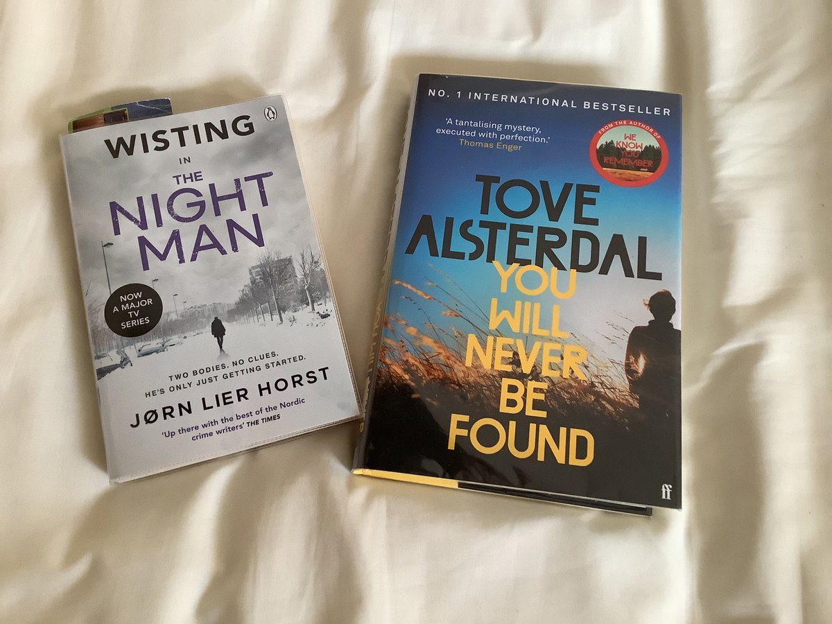 derek_erskine11's tweet photo. Who doesn’t like a bit of Scandi Noir?
2 of my favourites @LierHorst and #ToveAlsterdal. That’s my weekend sorted. 👌
If you haven’t tried #WeKnowYouRemember you have missed a classic by @FaberBooks. https://t.co/X6K18CRahY