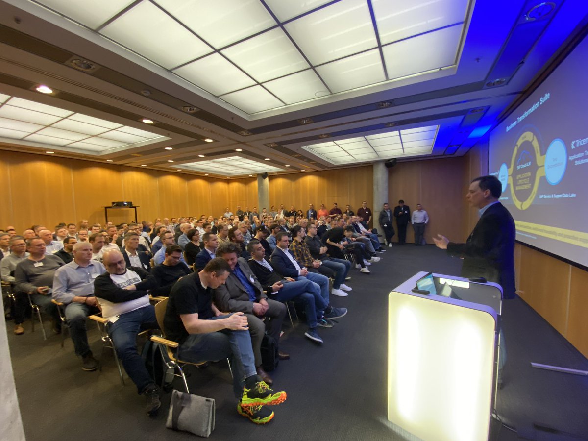 Full house at the ALM sessions at the <a href="/_DSAG/">DSAG e.V.</a> Technologietage 2023 in Mannheim! #dsagtt23 <a href="/SteuerTim/">Tim Steuer</a>