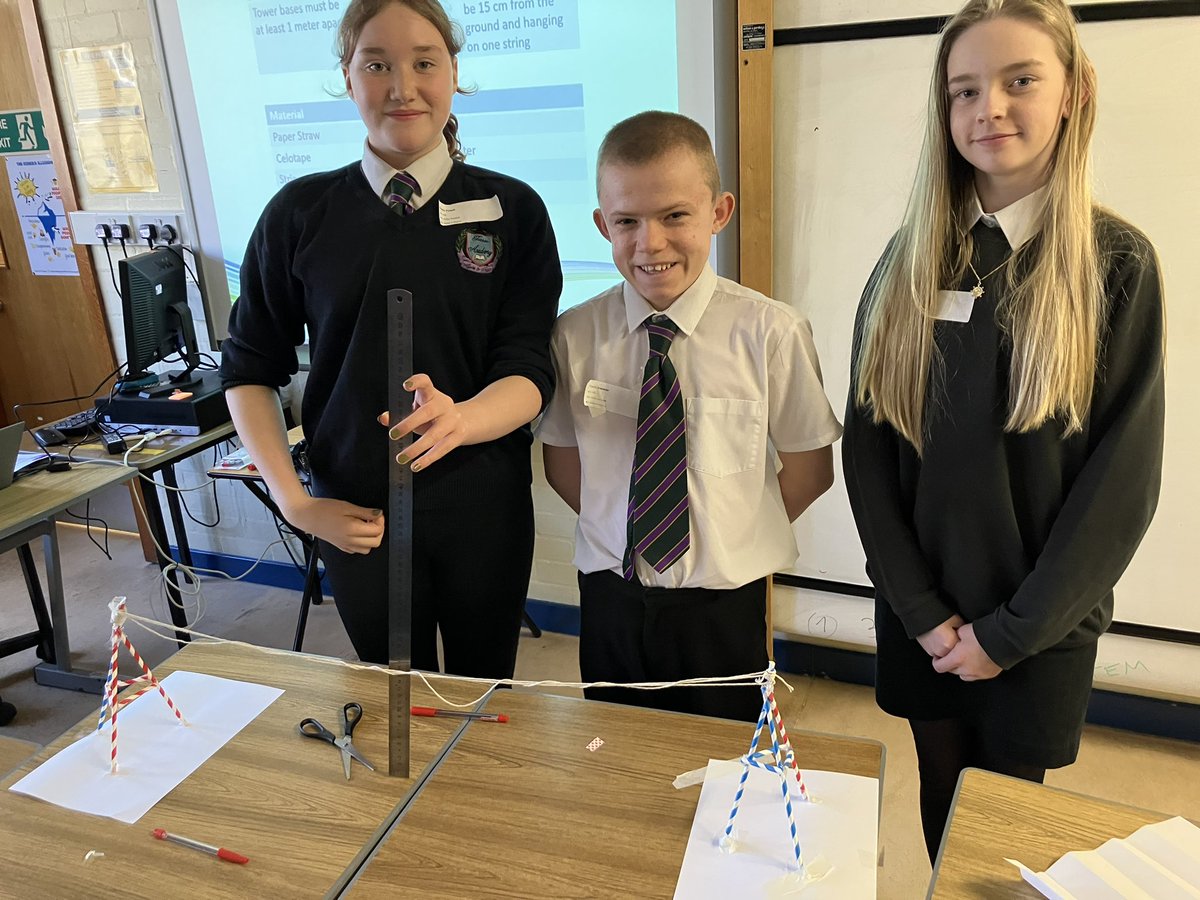 ForresScience's tweet image. Successful electricity towers @SmartSTEMs workshop